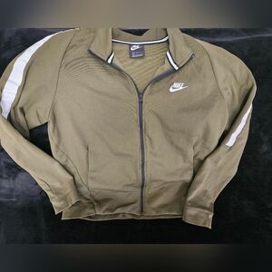 Army green Nike zipper jacket Size Large